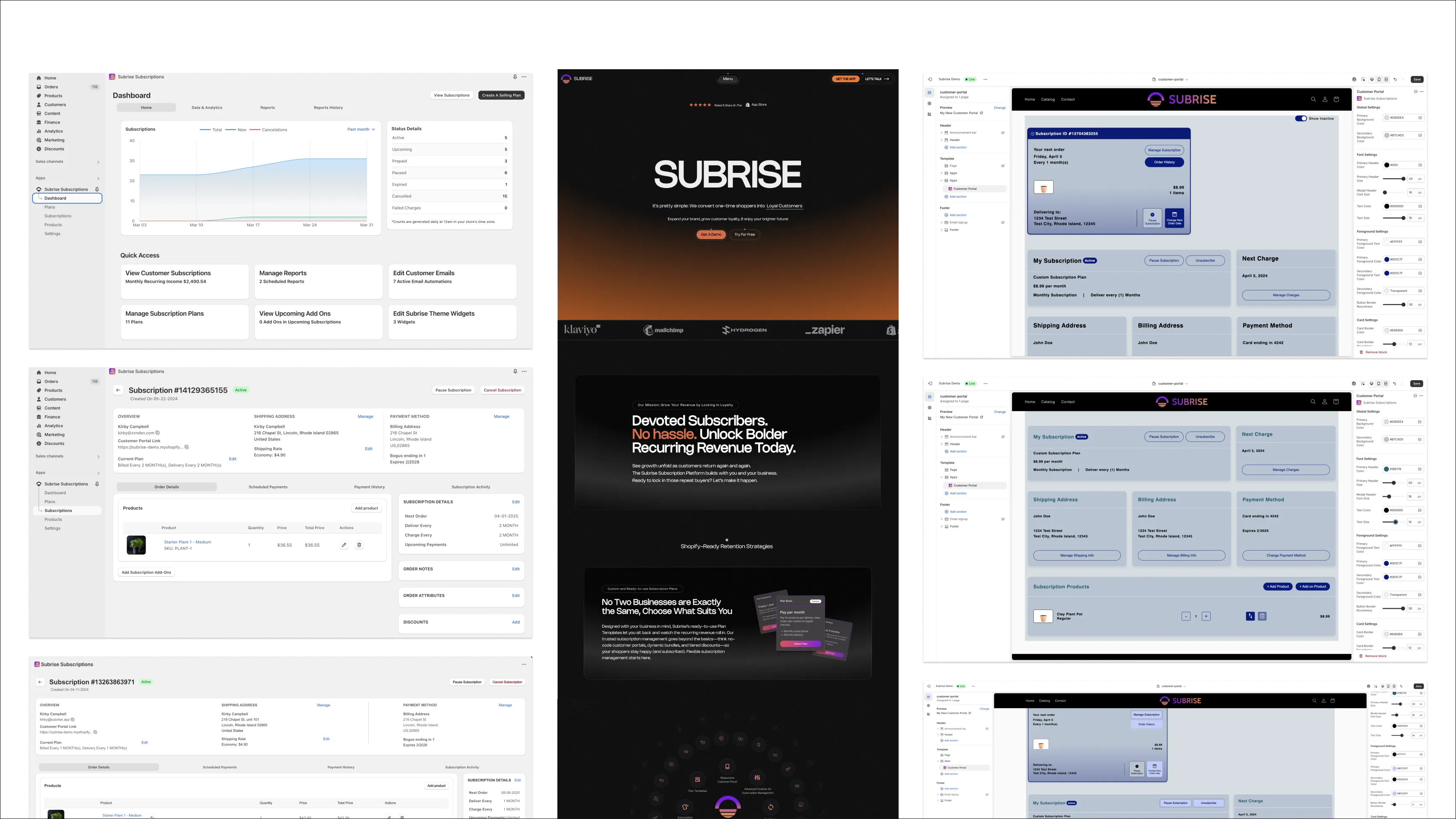 Subrise design process screenshot